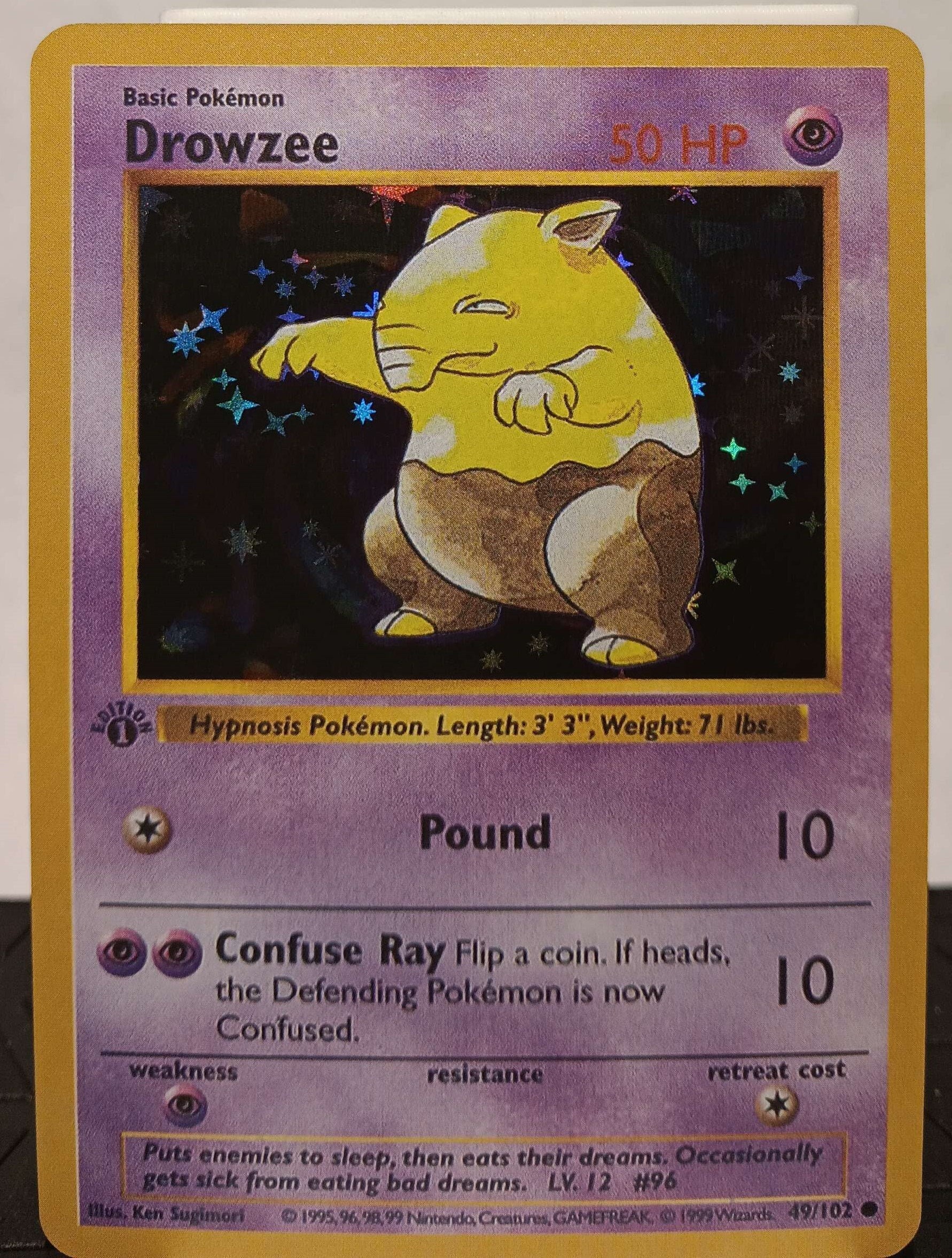 ポケモンカードゲーム Drowzee 1st edition shadow less Drowzee 1st Edition Shadowless Proxy - Perfect Gift for Kids or