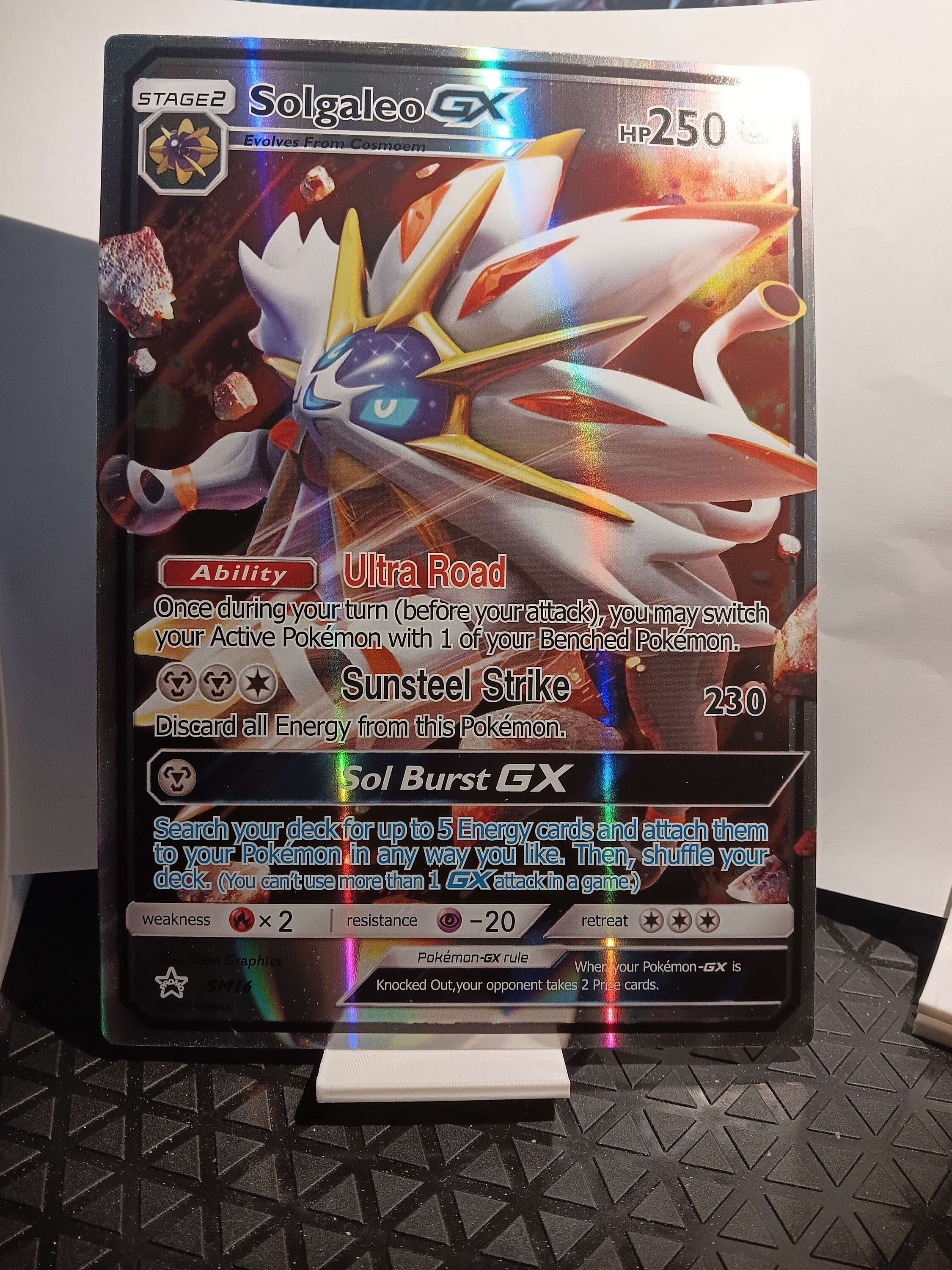 Solgaleo GX - Full Art Jumbo - SM16 / Promo - Perfect Gift for