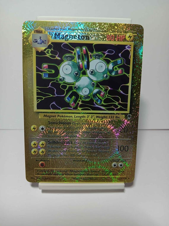 shiny magneton pokemon card POKMON GAME sv8 035/106 U Colorless Retreat Cost Magneton (Wisdom of Sea and