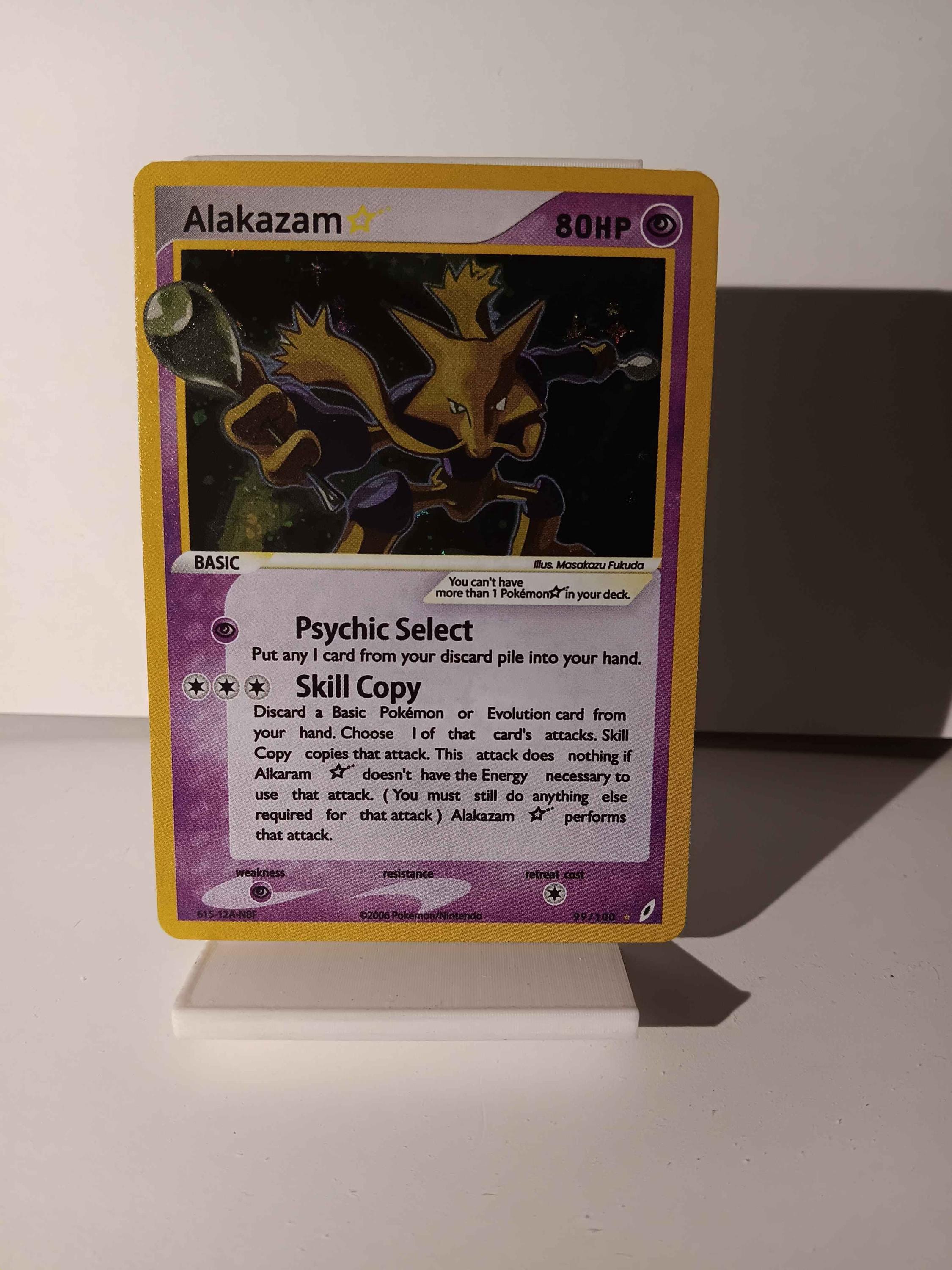 Alakazam Gold Star English 2006 - Perfect Gift for Poke Fans - NOT