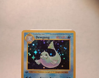 Dewgong 1st Edition Shadowless - Perfect Gift for Kids or Poke