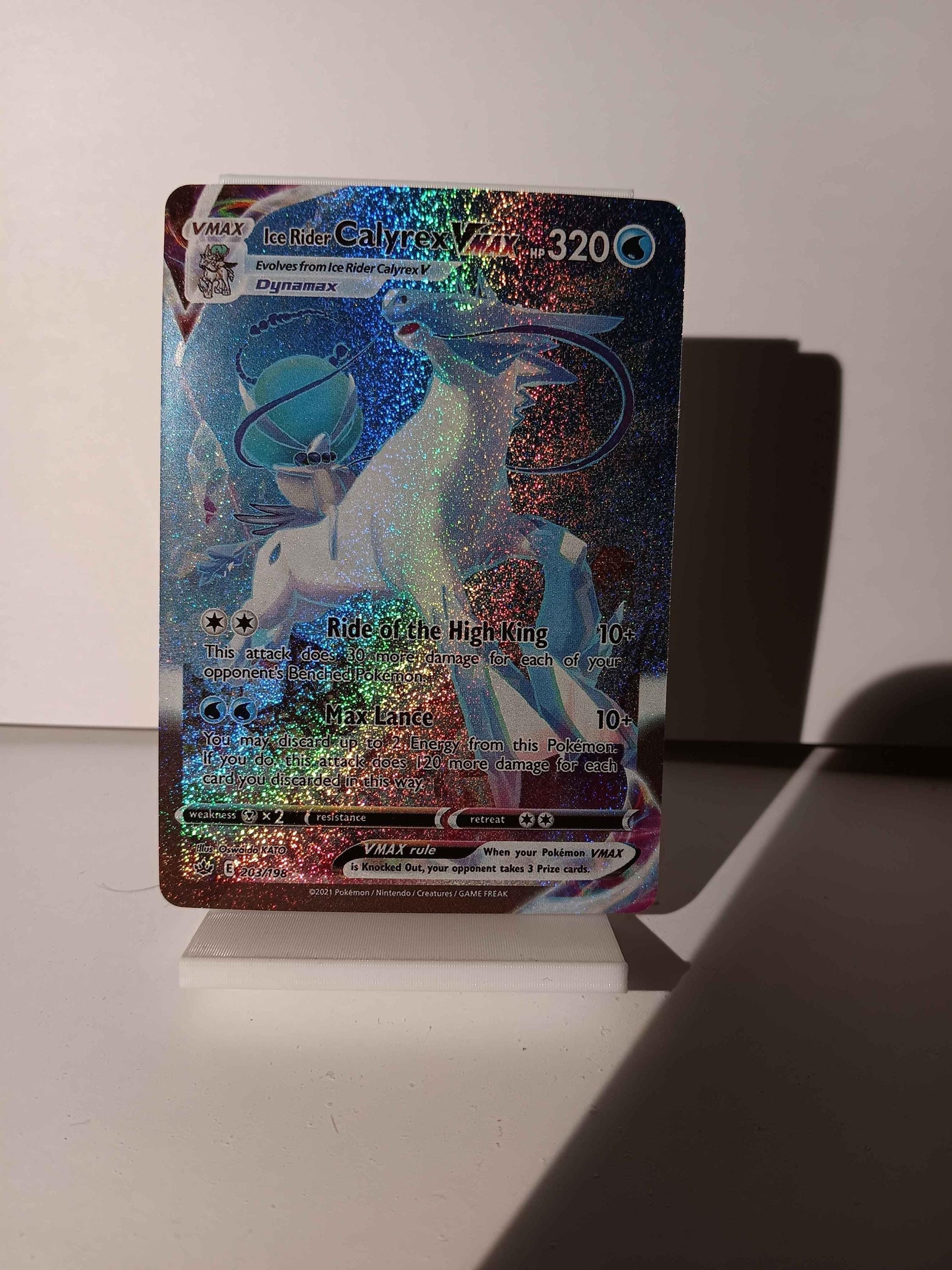 Ice Rider Calyrex VMAX - Chilling Reign - 203/198 / Secret Rare