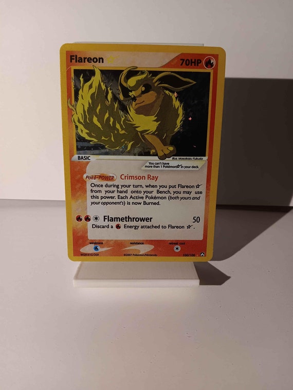 Flareon Gold Star English 2007 - Perfect Gift for Poke Fans - NOT Real Just for Show - Proxy NOT Replica - Etsy Flareon Gold Star English 2007 - Perfect Gift for Poke Fans - NOT Real Just for Show - Proxy NOT Replica - Etsy