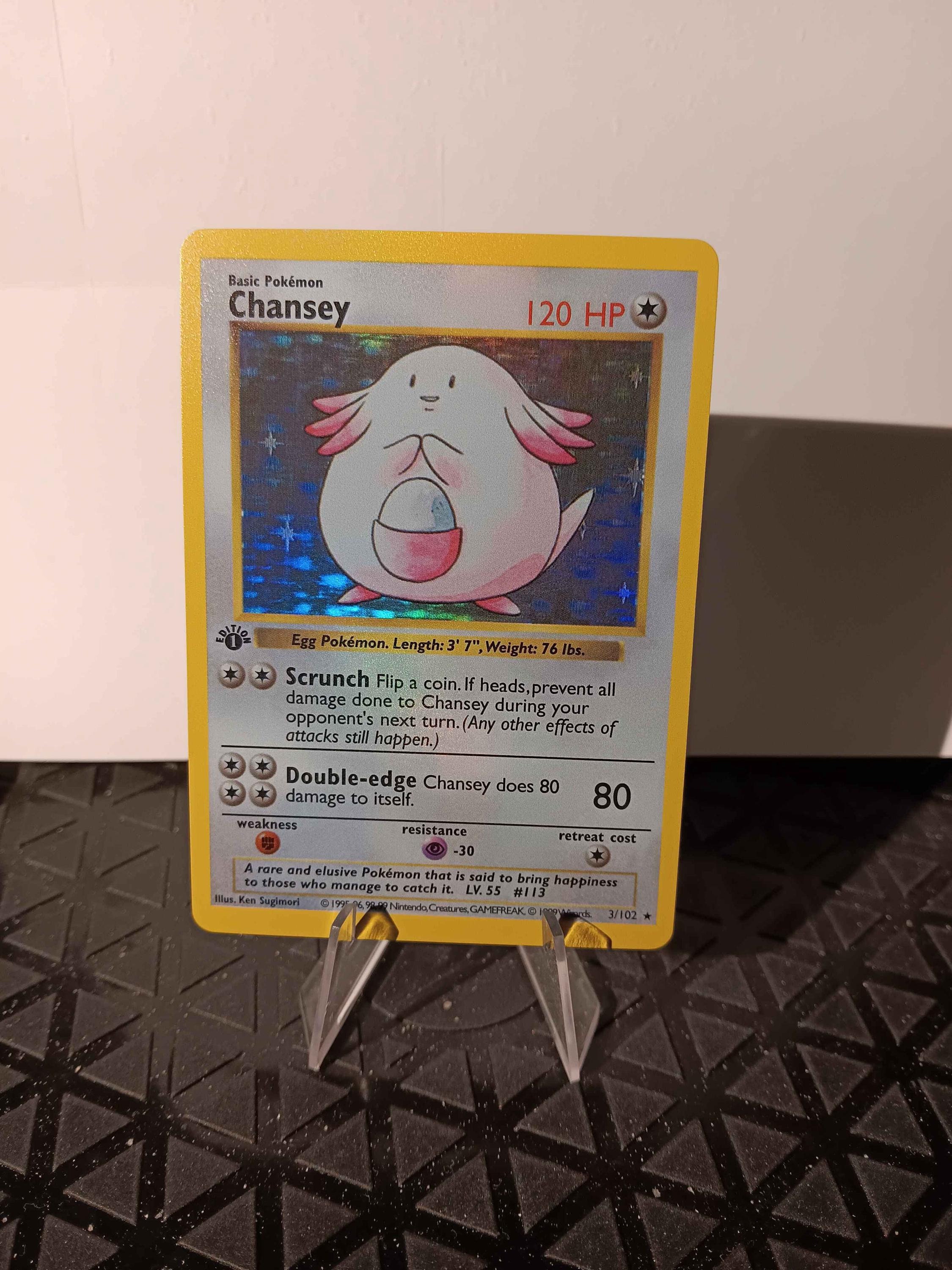 Chansey 1st Edition Shadowless - Perfect Gift for Kids or