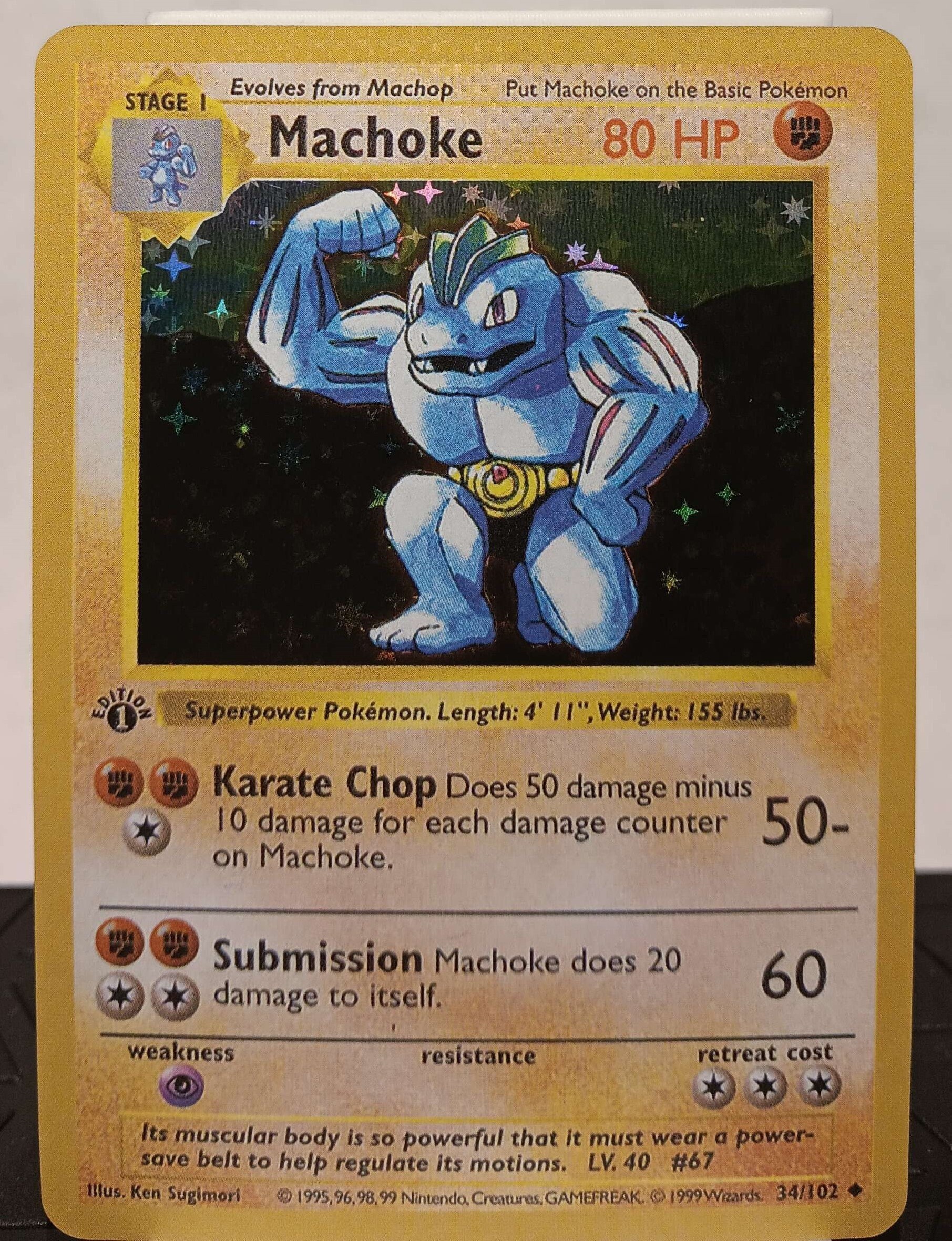 ポケモンカードゲーム Machop&Machoke 1st edition shadow less Amazon.com: Pokemon Machop - Basic 52 - Shadowless : Toys