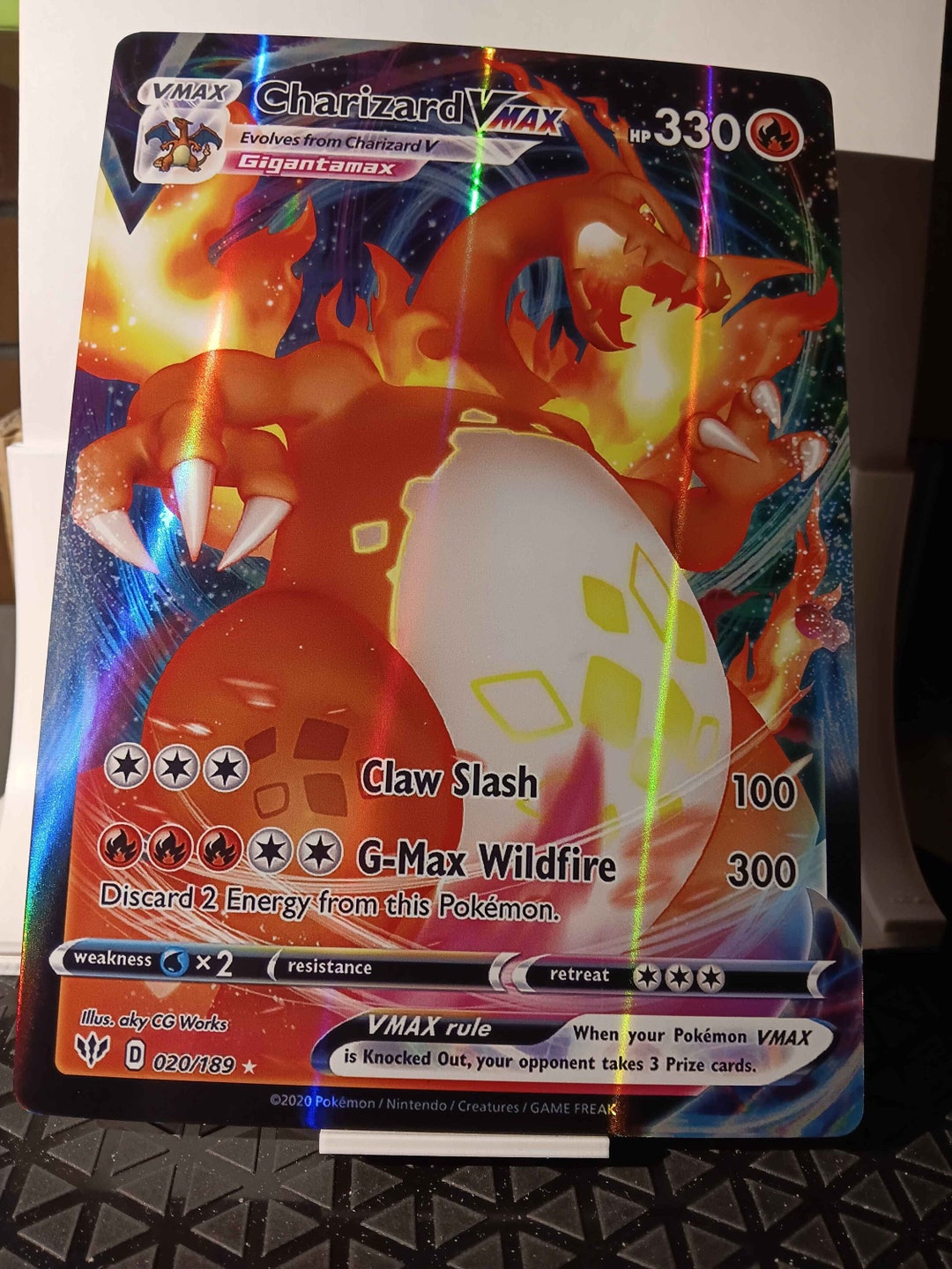 ポケモンカードゲーム pokemon card Dark Charizard The Secret Rare Shiny Charizard Of Pokémon TCG: Champion's Path