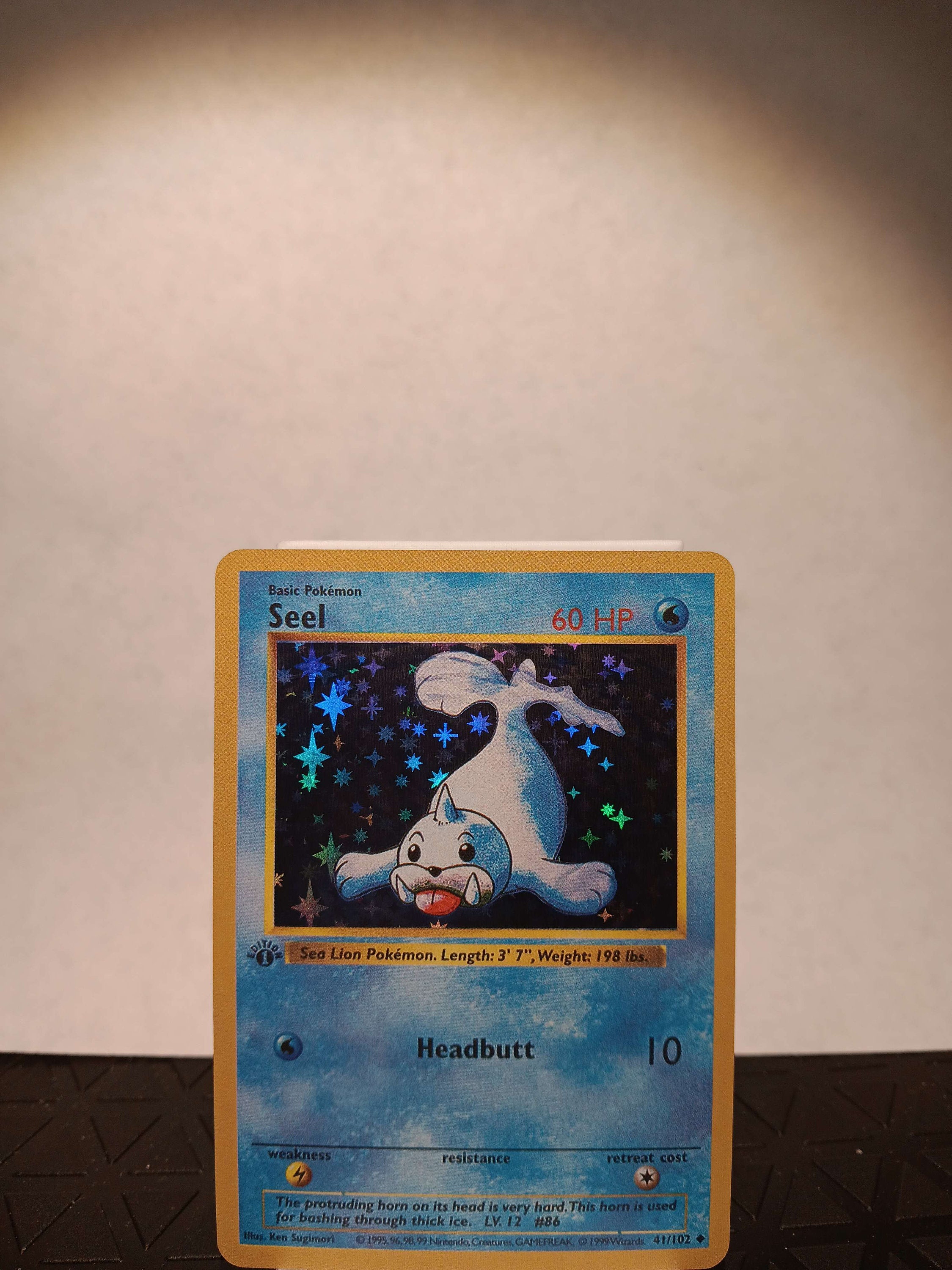 ポケモンカードゲーム Seel&Dewgong 1st edition shadow less Seel 1st Edition Shadowless Proxy - Perfect Gift for Kids or