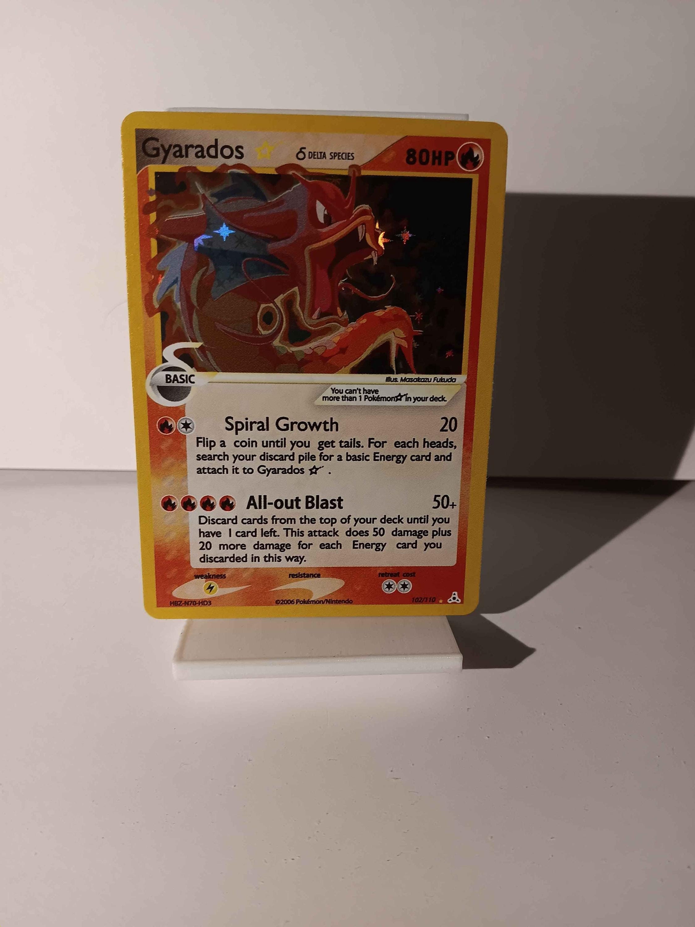 ギャラドス　ゴールドスター 英語版　Gyarados gold star 海外版 Gyarados Gold Star English 2006 - Perfect Gift for Poke Fans