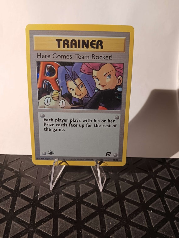 ポケモンカード TEAM Rocket 1st Edition 英語版 海外版 ロケット団参上！ 英語版ポケモンカード 25周年記念 （Here