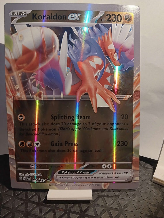 rare mew pokemon card value Koraidon ex Ultra Rare Temporal Forces 120/162, NM Pokemon Card main image 1