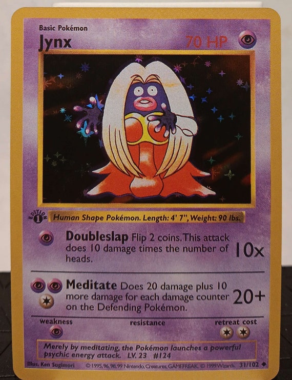 Jynx 英語版 1st edition shadow less Jynx 1st Edition Shadowless Proxy - Perfect Gift for Kids or Poke