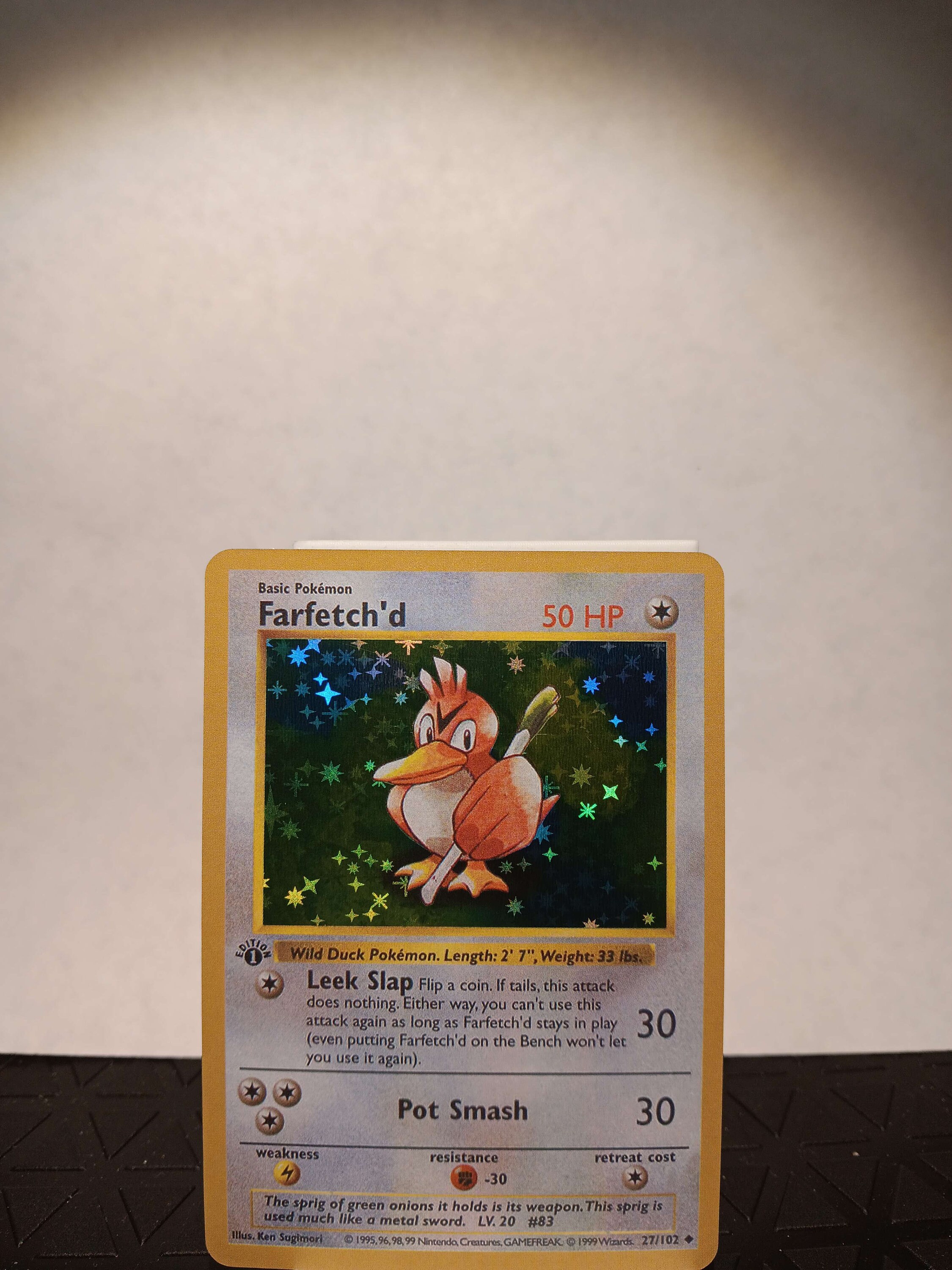 Farfetcch'd 英語版 1st edition shadow less FARFETCH'D Pokemon Card - WOTC - 1st Edition - Base Set