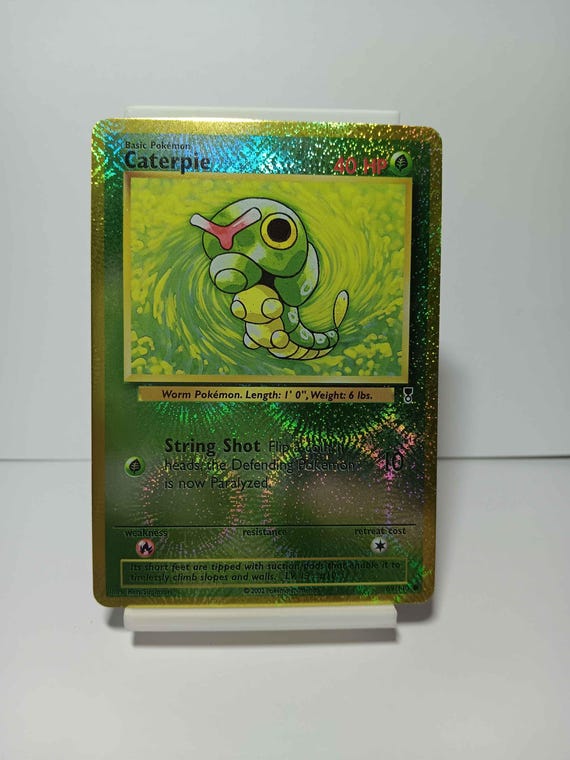 Caterpie 69/110 Legendary Collection Reverse Holo - NOT Real Just