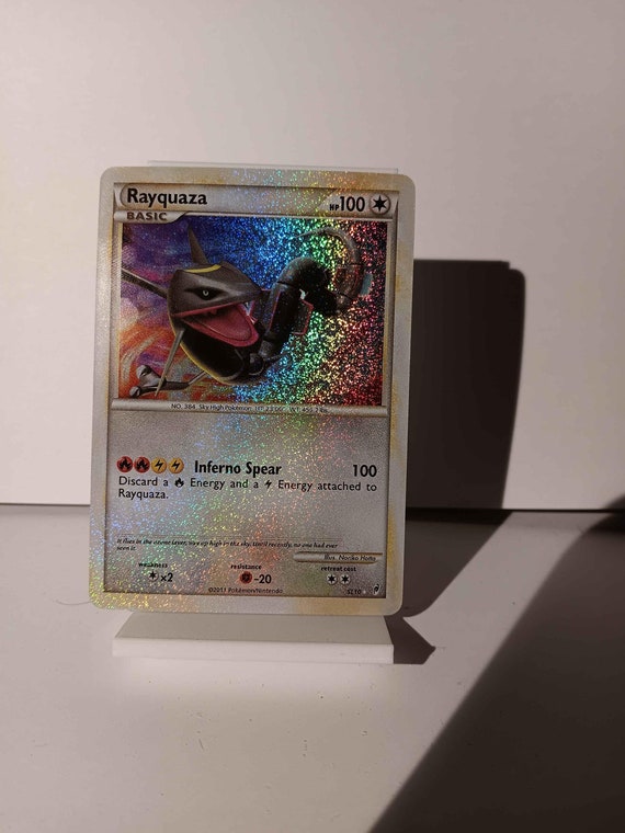Rayquaza (shiny) - Call of Legends (CL) - SL10 / Shiny Holo Rare - Perfect  Gift for Poke Fans - NOT Real Just for Show - Proxy NOT Replica - Etsy