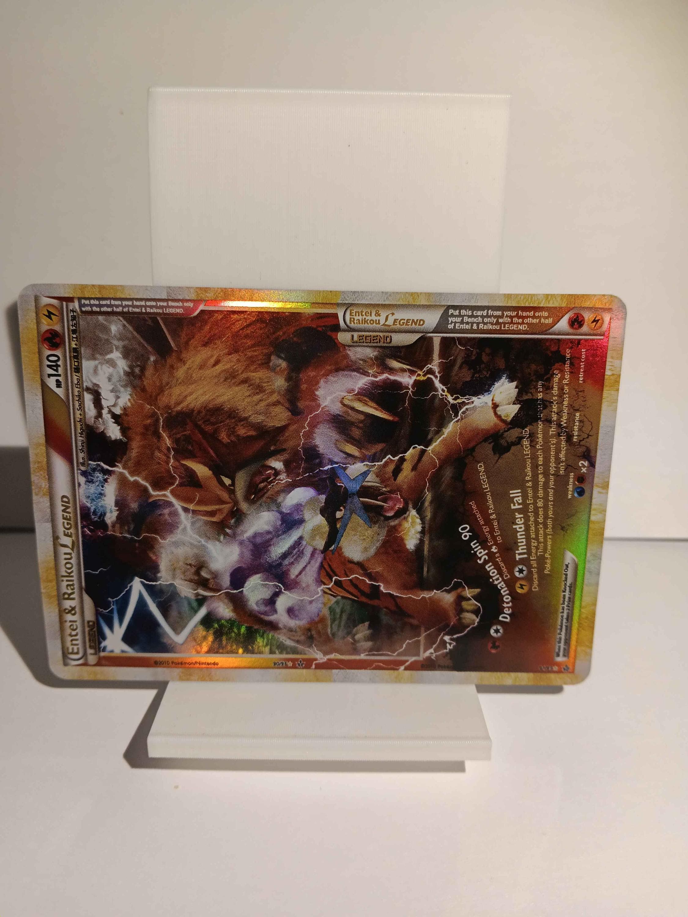 Entei & Raikou Legend Custom Top/bottom as 1 Card - Unleashed