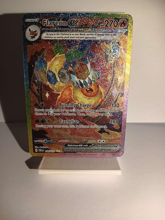 English Flareon Ex - 146/131 - SV Prismatic Evolutions - Textured