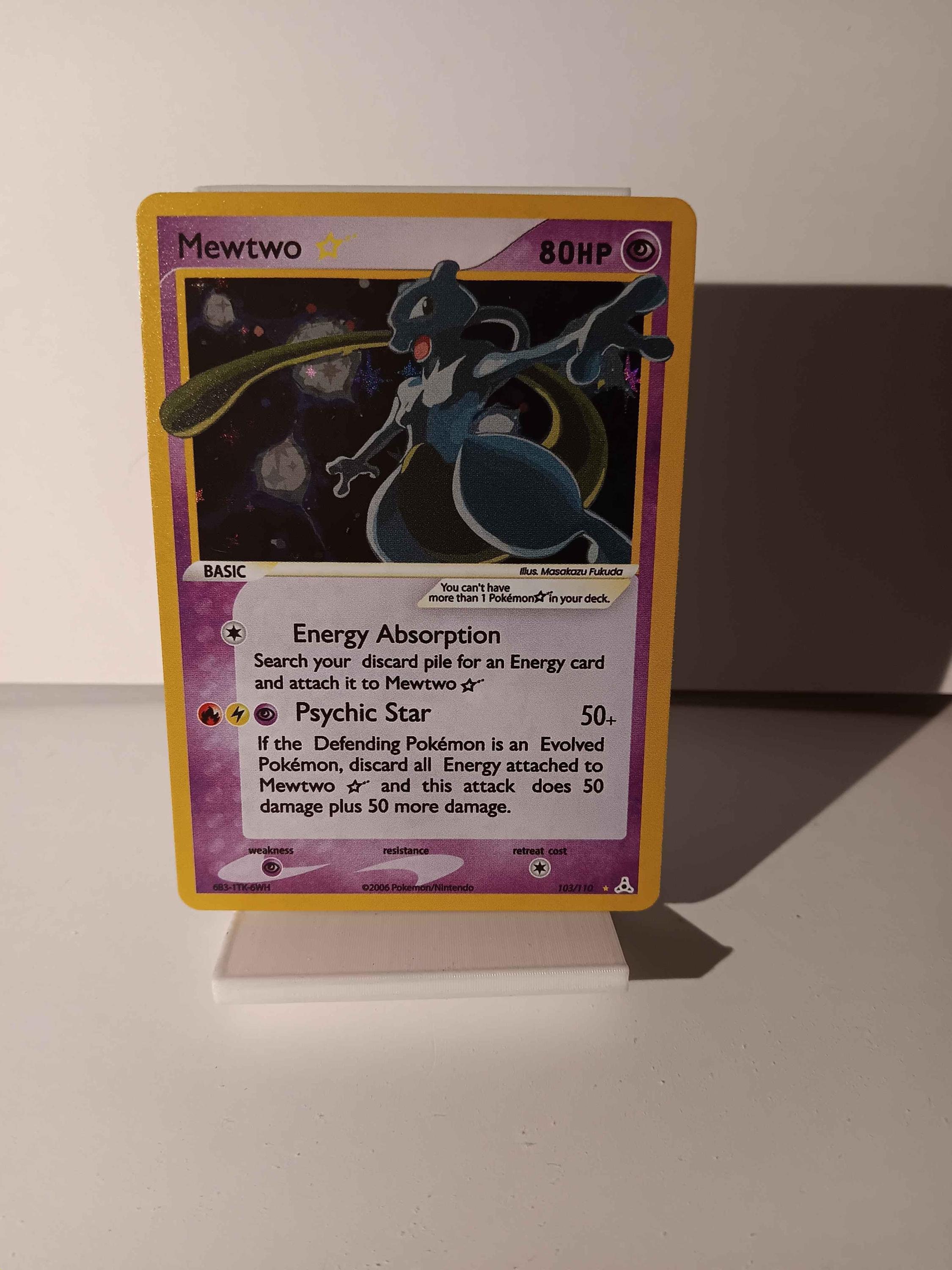 Mewtwo Gold Star English 2006 - Perfect Gift for Poke Fans