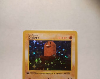 Diglett 1st Edition Shadowless Proxy - Perfect Gift for Kids or