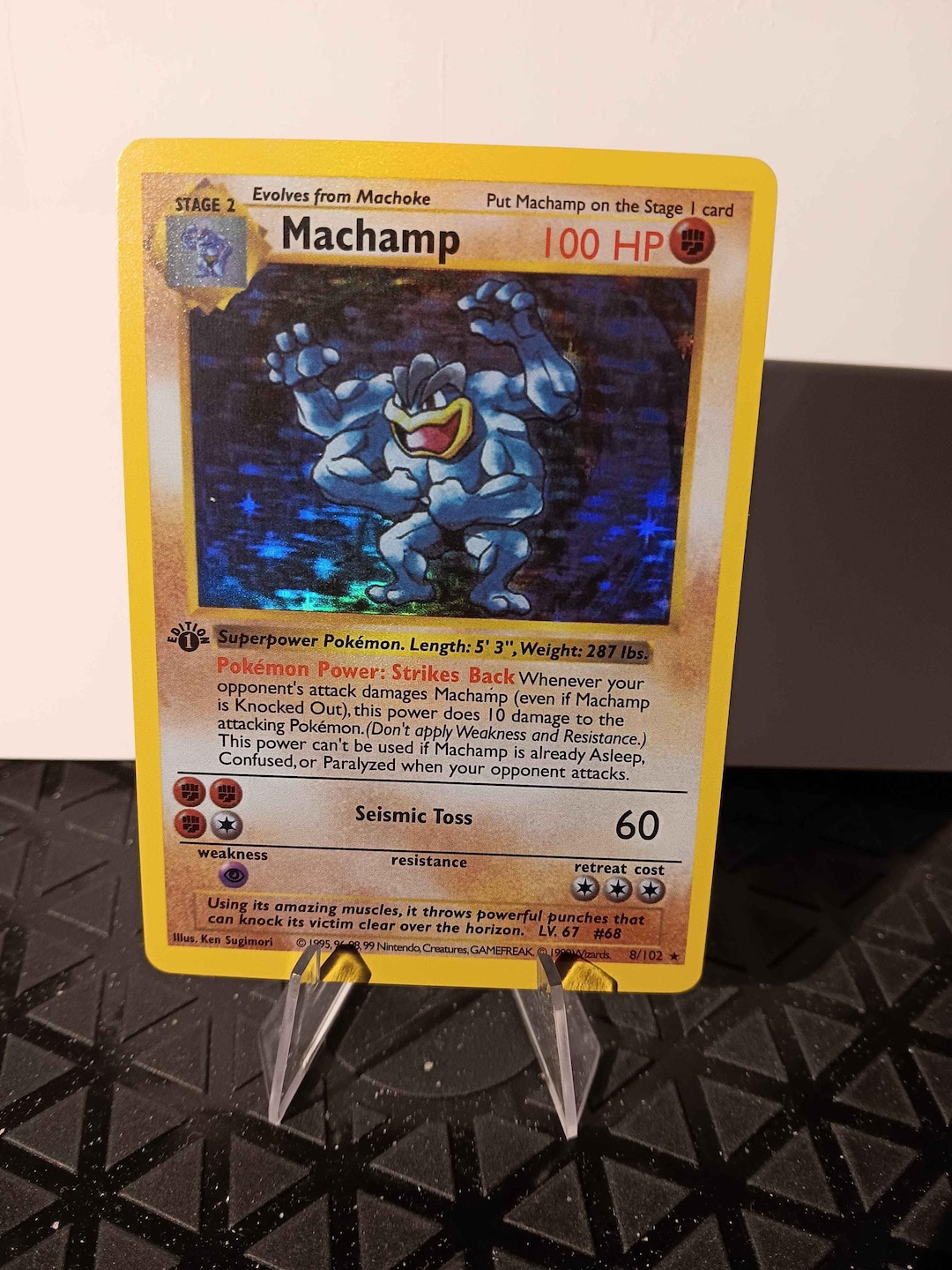 Machamp 1st Edition Shadowless - Perfect Gift for Kids or Poke