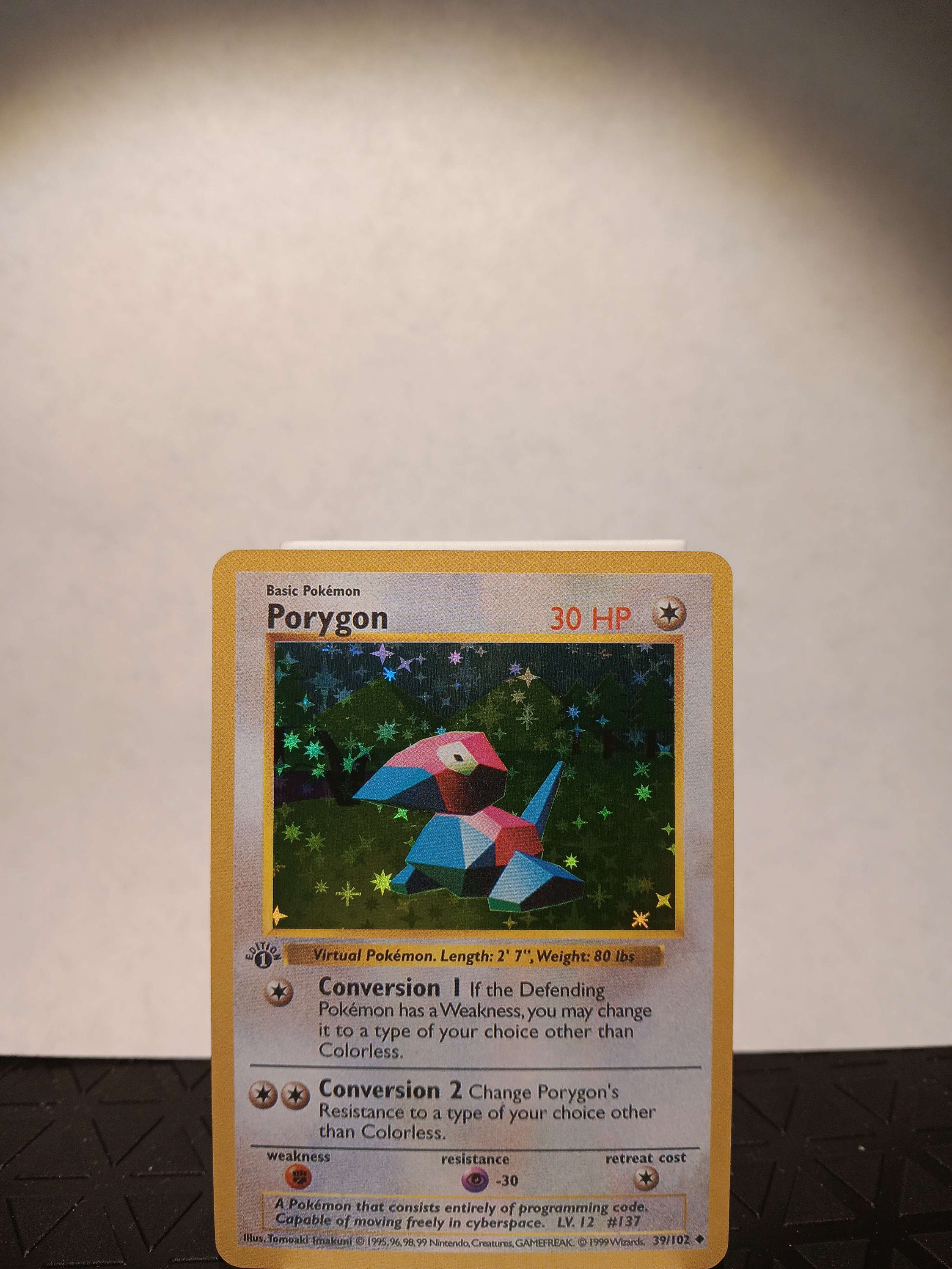 Porygon 1st Edition Shadowless - Perfect Gift for Kids or Poke