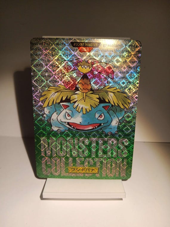 japanese venusaur pokemon card Venusaur 2016 Pokemon Japanese Exp 20th Anniversary 1st Edition EX Ful –  Yamacardo