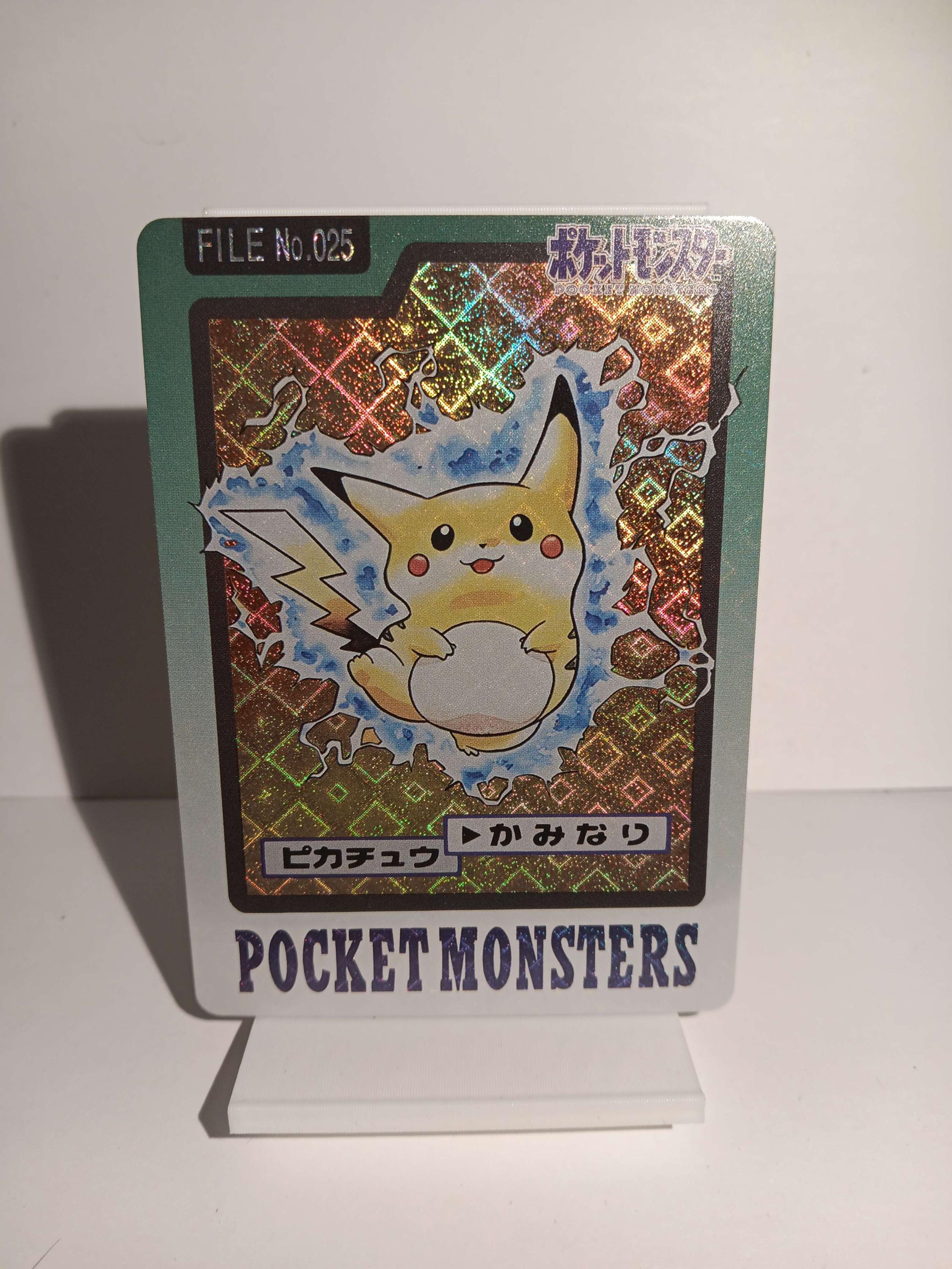 1997 Pikachu #25 Pokemon Japanese Carddass Vending Series