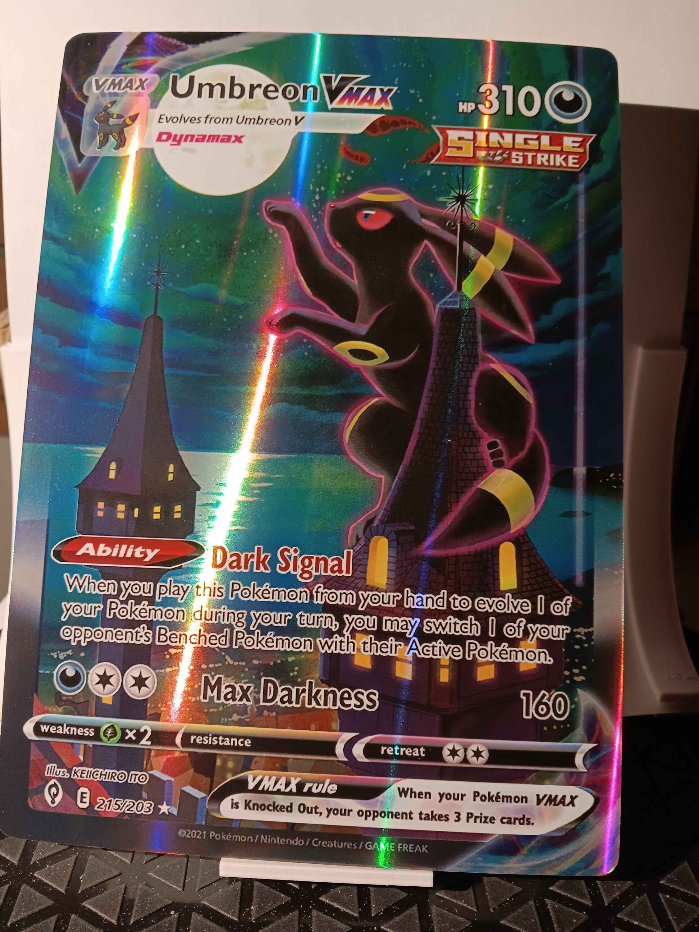 2021 ポケモン S-V Umbreon VMAX PSA 10 ブラッキーvmax hr psa10