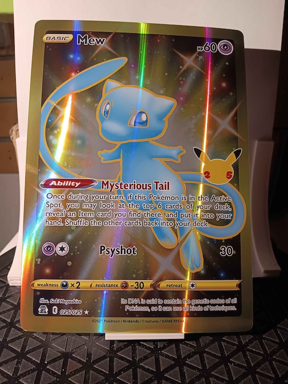 サプライ・アクセサリ・グッズ rare mew card and mystery Pokemon cards Amazon.com: Pokemon - Mew ex 151/165 - Pokemon 151 - Double