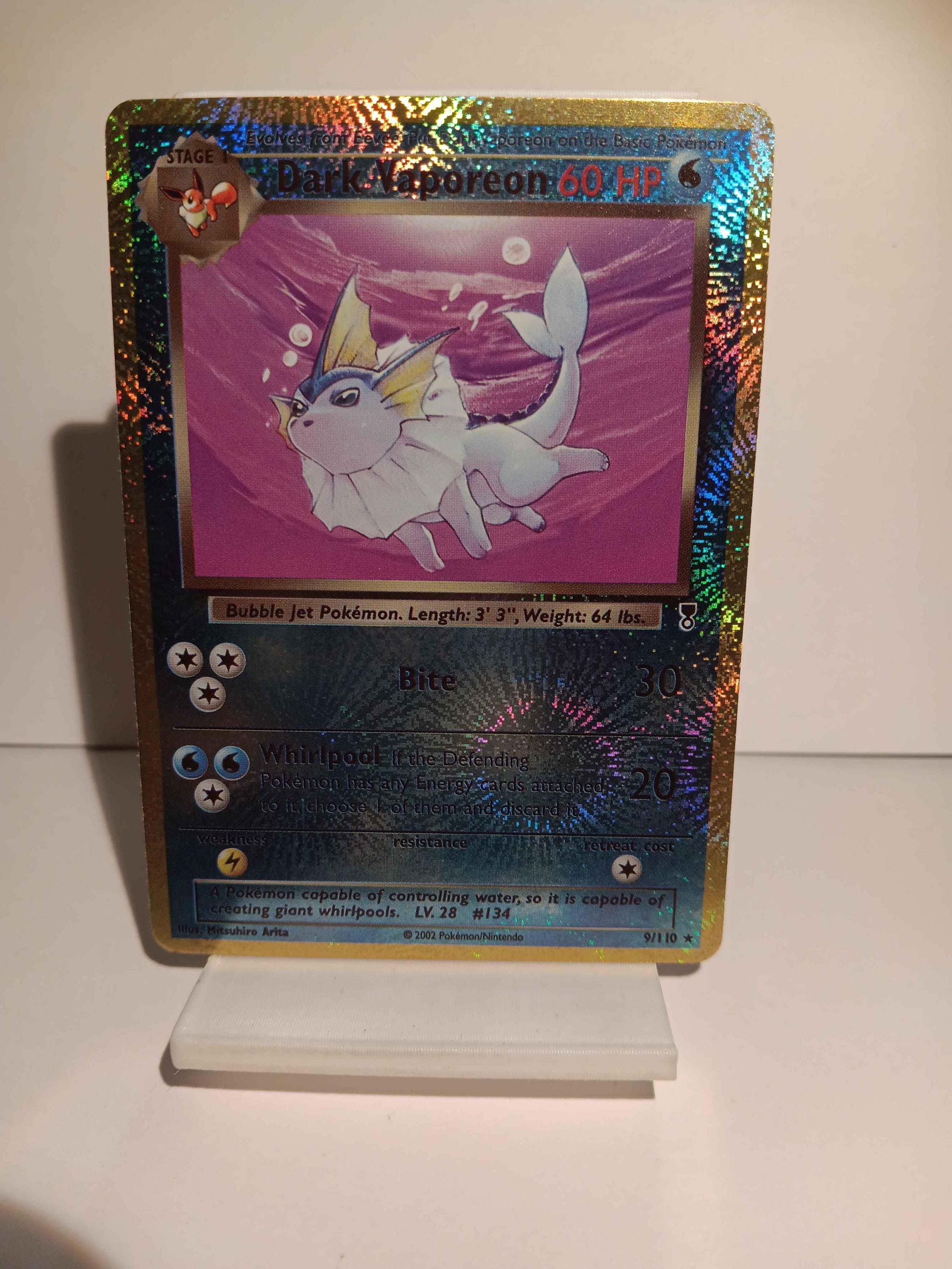 Dark Vaporeon 09/110 Legendary Collection Reverse Holo - NOT Real Just for  Show - Proxy NOT Replica - Might NOT Be Perfect - Etsy