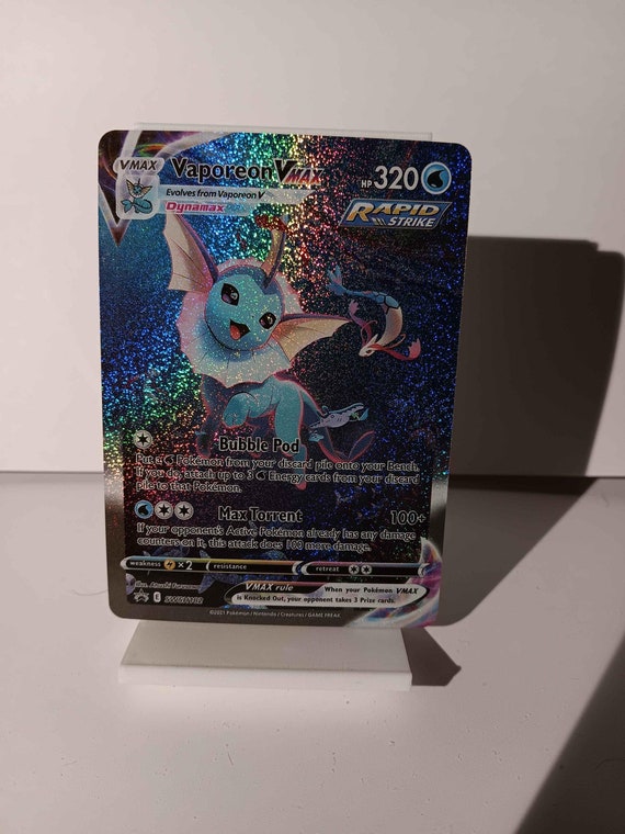 vaporeon vmax pokemon card value Amazon.com: Vaporeon VMAX - 030/203 - Ultra Rare - Evolving Skies