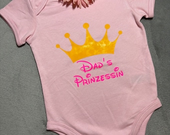 Baby Body, Personalisierte Bodys, Personalisierte Geschenke, Baby Glück, Geschenke zur Geburt, Dad, Prinzessin