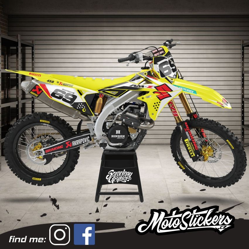 pegatinas SUZUKI RMZ 450 2008-17 