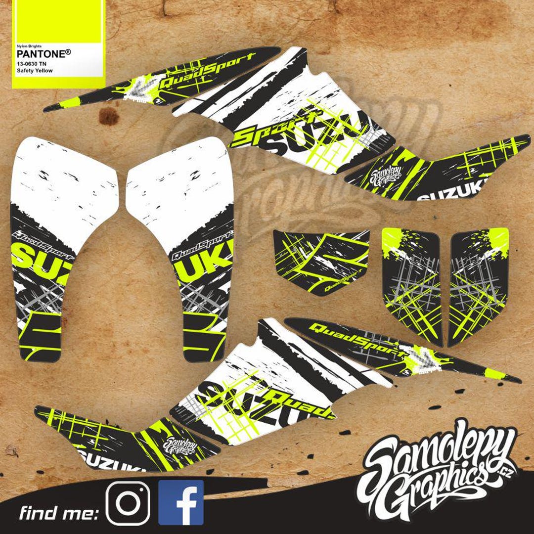 Kit Autocollant Graphique LTZ 400 2003-2008 Pour Suzuki LTZ 400 Z400 - Marque MXGraphics