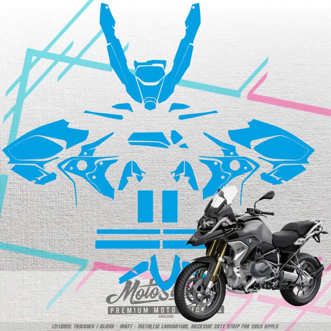 BMW 1250 GS 2020 Vector Graphics MX Template 1:1 - Etsy