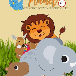 Animals in the Planet – 10-page interactive animal activity book for children (6+)
