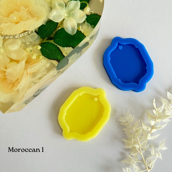 Moroccan Keyring Silicone Moulds - Resin, Jesmonite