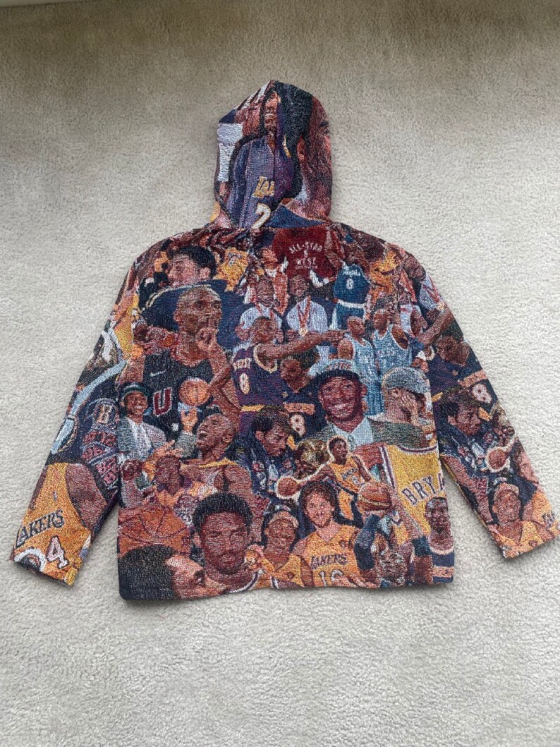 Kobe Tapestry Hoodie Etsy