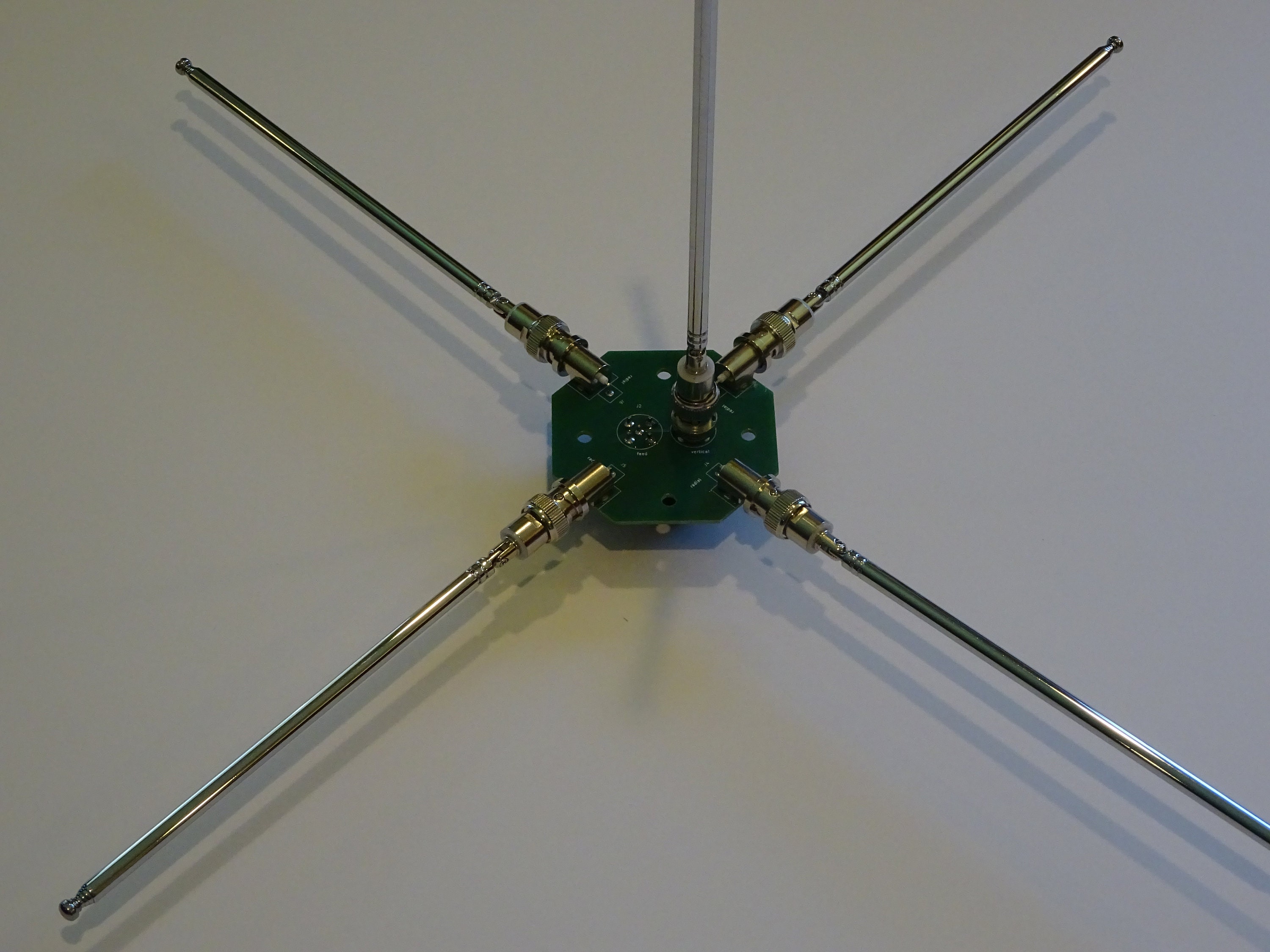 Ground Plane Antenna Hub for Portable Ham Radio and Police Scanners - Etsy