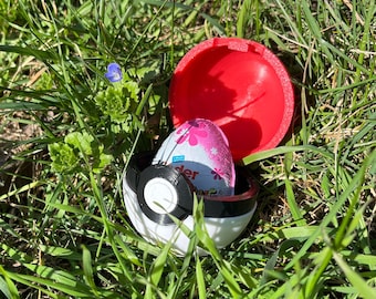 Pokeball Easter egg container with surprise