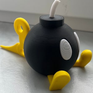 Super Mario Doorstop & Wedge Bob-omb 3D Dekoracja i Artykuł Domowy