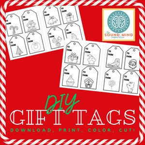 DIY Printable Gift Tags