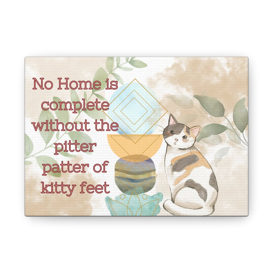 Cat Quote Wall Art Pet Wall Hangings Cat Lover Gift Gift for Cat Mom
