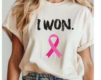 I Won Breast Cancer Awareness Shirt, Support Gift