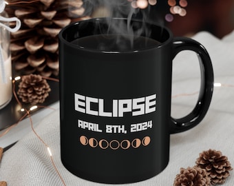 Total Solar Eclipse Mug,2024 Solar Eclipse Mug,Eclipse Lover Mug,April 8 2024 Mug,Eclipse April 8 Mug,Solar Eclipse Mug,Solar Eclipse Gifts