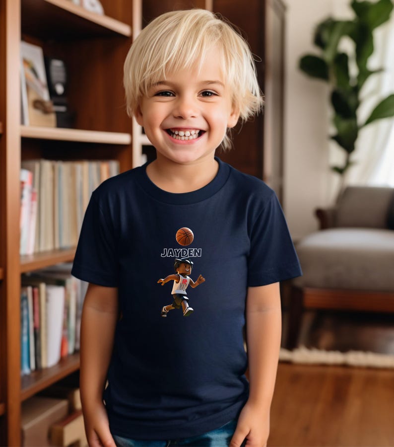 Custom Roblox Kids Birthday Shirt,Roblox Shirt,Gamer Shirt,Roblox Lover Shirt,Streamer Shirt,Kids Bday Tee,Roblox Tee,Event Shirt,Gaming Tee image 5