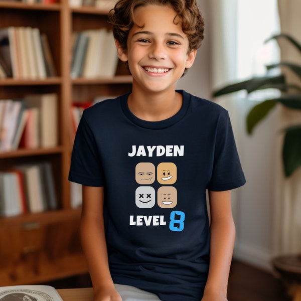 Custom Roblox Kids Birthday Shirt,Roblox Shirt,Gamer Shirt,Roblox Lover Shirt,Streamer Shirt,Kids Bday Tee,Roblox Tee,Event Shirt,Gaming Tee