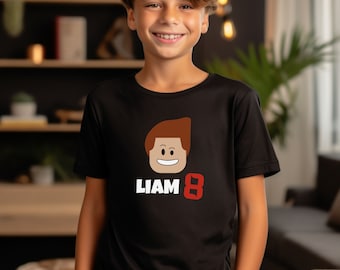 Custom Roblox Kids Birthday Shirt,Roblox Shirt,Gamer Shirt,Roblox Lover Shirt,Streamer Shirt,Kids Bday Tee,Roblox Tee,Event Shirt,Gaming Tee