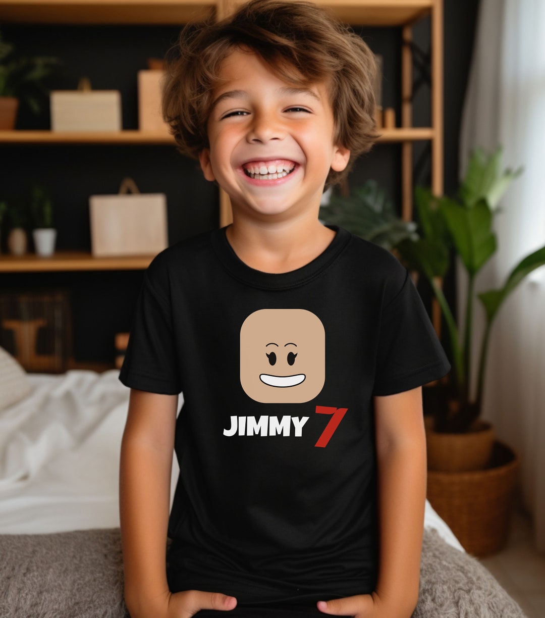 Custom Roblox Kids Birthday Shirt,roblox Shirt,gamer Shirt,roblox Lover ...