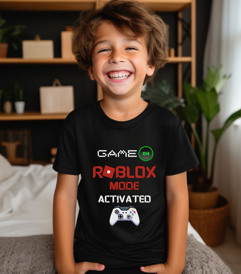 Roblox Kids Birthday Shirt, Roblox Shirt, Gamer Shirt, Roblox Lover ...