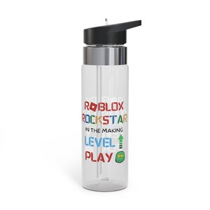Roblox Kids Water Bottle,Roblox Water Bottle,Roblox Birthday,Roblox Lover Water Bottle,Streamer Bottle,Roblox Bottle,Event Sports Bottle image 2